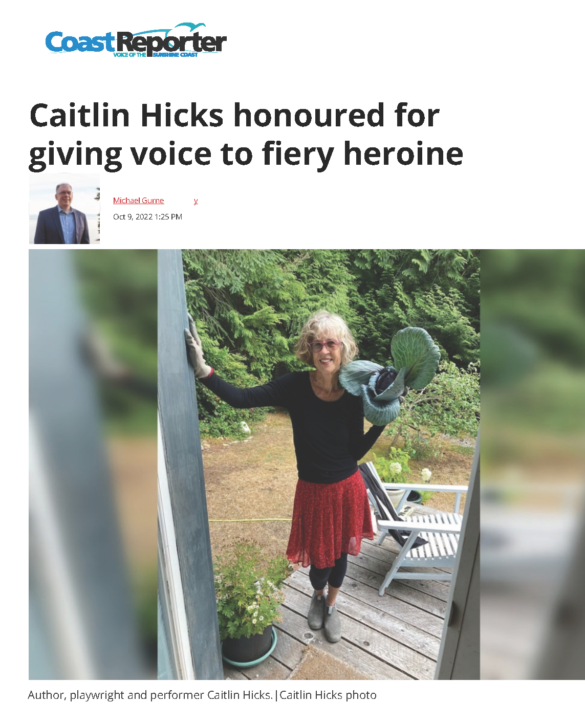 Local Girl Makes Good Caitlin Hicks